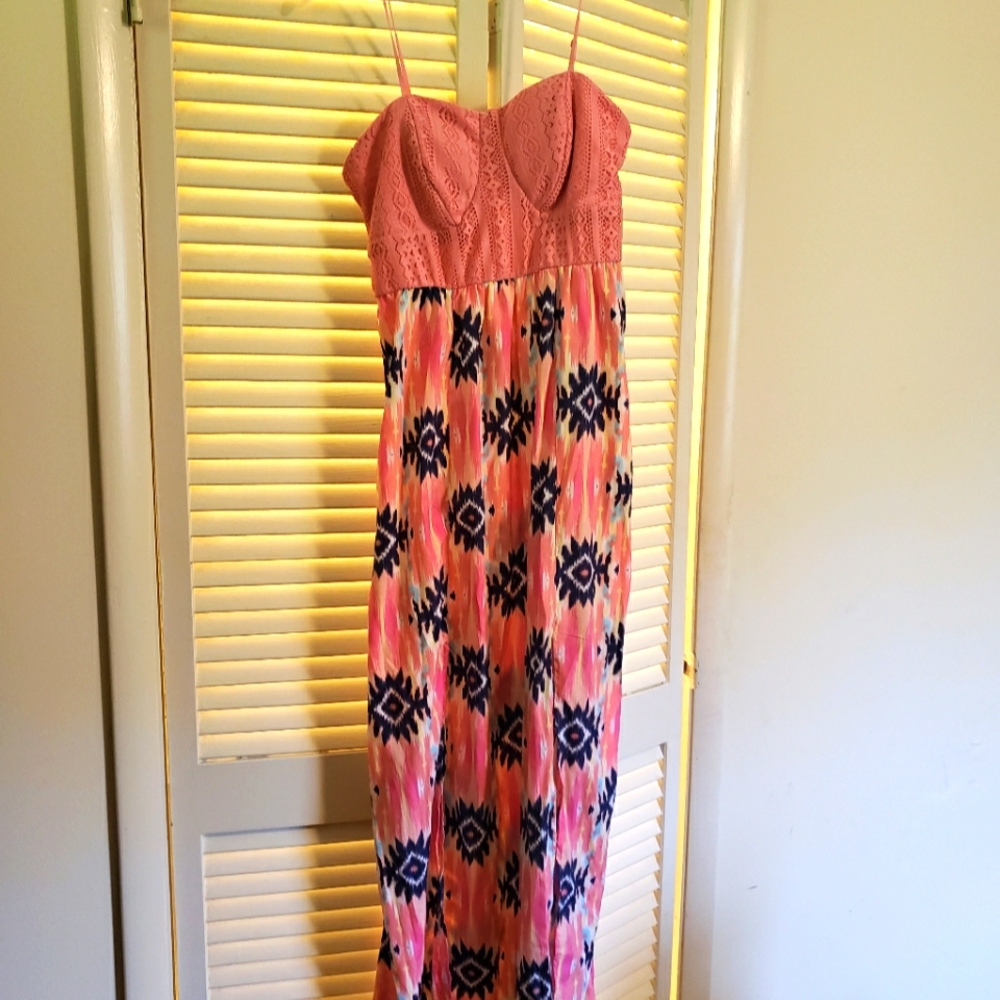 No Boundaries, L, Pink Dress